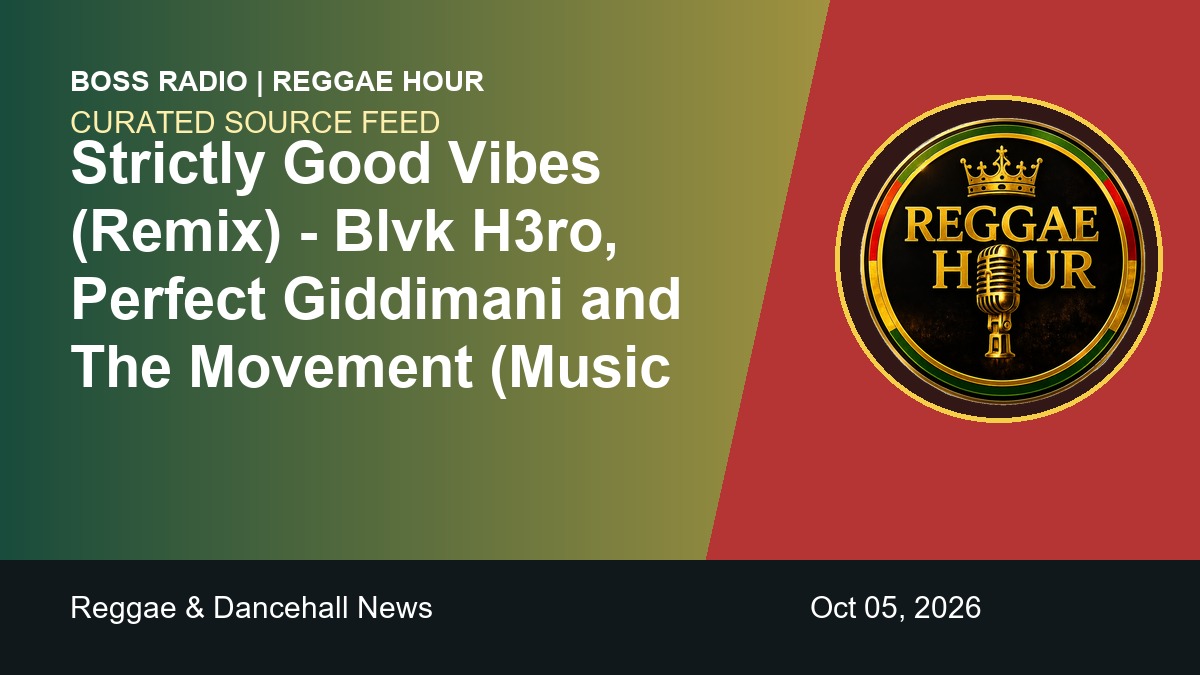 Strictly Good Vibes remix artwork